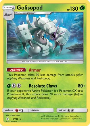 Golisopod (9) [SM - Guardians Rising] Reverse Holofoil - Deck Out Gaming
