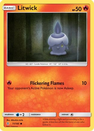 Litwick (11) [SM - Guardians Rising] Reverse Holofoil - Deck Out Gaming