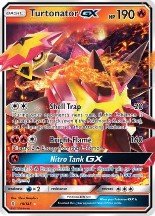 Turtonator GX (18) [SM - Guardians Rising] Holofoil - Deck Out Gaming