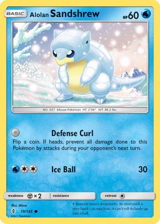 Alolan Sandshrew (19) [SM - Guardians Rising] Reverse Holofoil - Deck Out Gaming