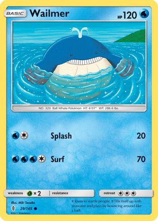Wailmer (29) [SM - Guardians Rising] Reverse Holofoil - Deck Out Gaming