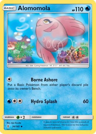 Alomomola (36) [SM - Guardians Rising] Reverse Holofoil - Deck Out Gaming