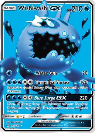 Wishiwashi GX (Full Art) (133) [SM - Guardians Rising] Holofoil - Deck Out Gaming