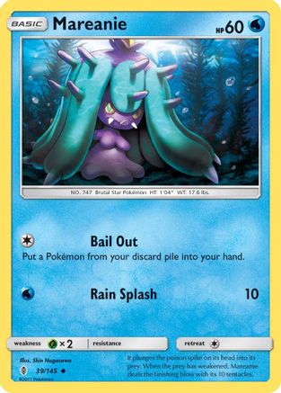 Mareanie (39) [SM - Guardians Rising] Reverse Holofoil - Deck Out Gaming