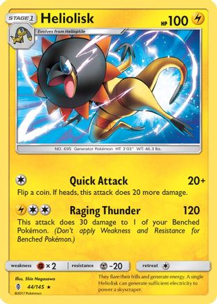 Heliolisk (44) [SM - Guardians Rising] Reverse Holofoil - Deck Out Gaming