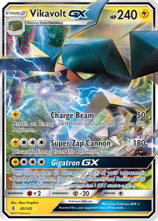 Vikavolt GX (45) [SM - Guardians Rising] Holofoil - Deck Out Gaming