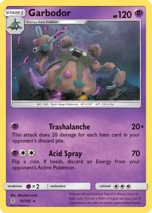 Garbodor (51) [SM - Guardians Rising] Reverse Holofoil - Deck Out Gaming