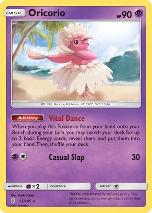 Oricorio (55) (55) [SM - Guardians Rising] Reverse Holofoil - Deck Out Gaming