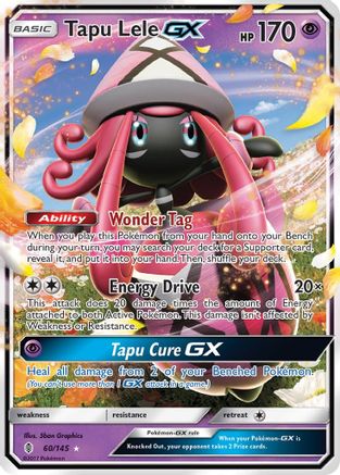 Tapu Lele GX (60) [SM - Guardians Rising] Holofoil - Deck Out Gaming