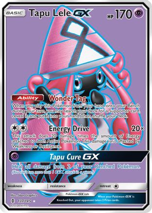 Tapu Lele GX (Full Art) (137) [SM - Guardians Rising] Holofoil - Deck Out Gaming