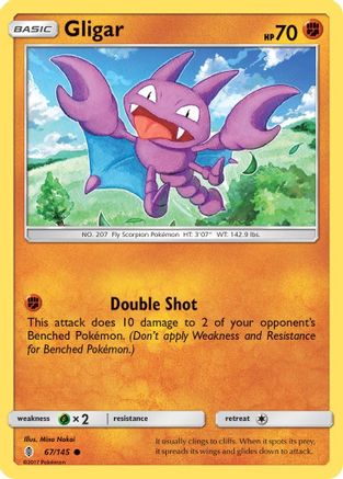 Gligar (67) [SM - Guardians Rising] - Deck Out Gaming