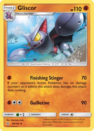 Gliscor (68) [SM - Guardians Rising] - Deck Out Gaming