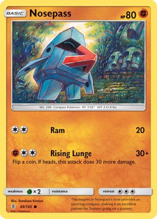 Nosepass (69) [SM - Guardians Rising] Reverse Holofoil - Deck Out Gaming