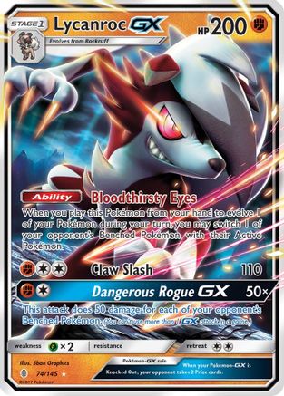 Lycanroc GX (74) [SM - Guardians Rising] Holofoil - Deck Out Gaming