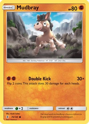 Mudbray (75) [SM - Guardians Rising] Reverse Holofoil - Deck Out Gaming