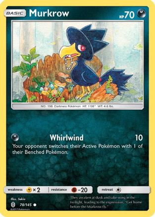 Murkrow (78) [SM - Guardians Rising] Reverse Holofoil - Deck Out Gaming