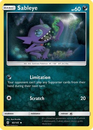 Sableye (80) [SM - Guardians Rising] Reverse Holofoil - Deck Out Gaming