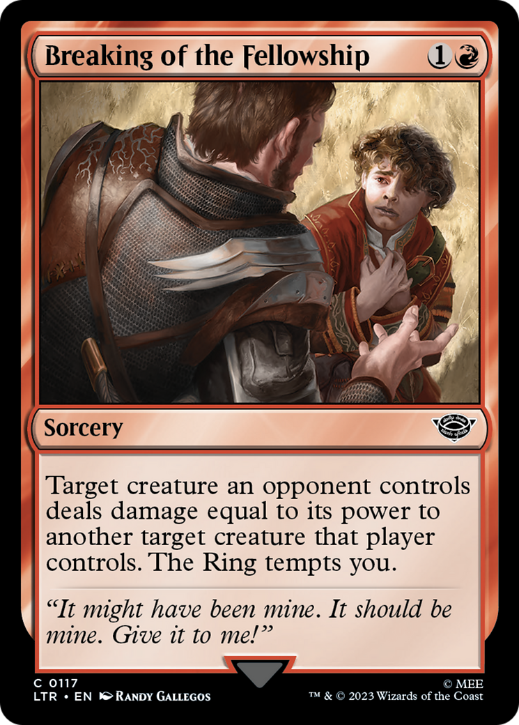 Breaking of the Fellowship (117) [The Lord of the Rings: Tales of Middle-earth] foil - Deck Out Gaming