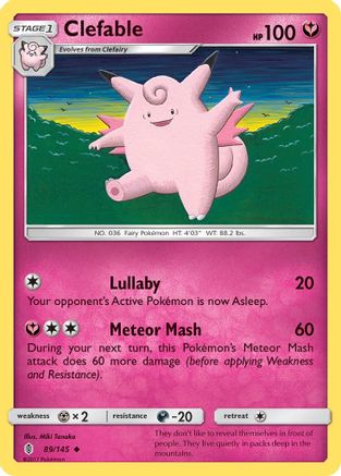 Clefable (89) [SM - Guardians Rising] Reverse Holofoil - Deck Out Gaming