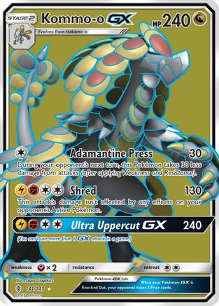 Kommo-o GX (Full Art) (141) [SM - Guardians Rising] Holofoil - Deck Out Gaming