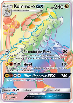 Kommo-o GX (Secret) (159) [SM - Guardians Rising] Holofoil - Deck Out Gaming