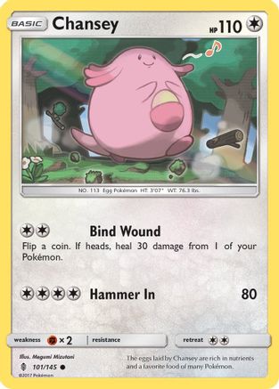 Chansey (101) [SM - Guardians Rising] Reverse Holofoil - Deck Out Gaming