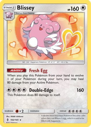 Blissey (102) [SM - Guardians Rising] Reverse Holofoil - Deck Out Gaming