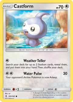 Castform (105) [SM - Guardians Rising] Reverse Holofoil - Deck Out Gaming