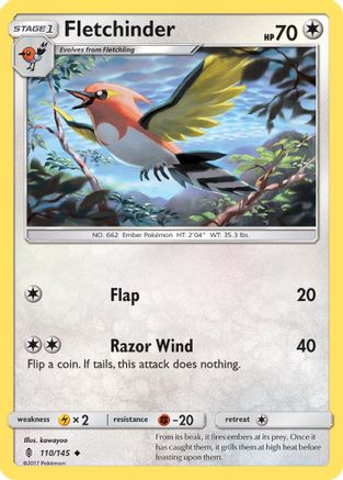 Fletchinder (110) [SM - Guardians Rising] Reverse Holofoil - Deck Out Gaming