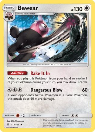 Bewear (113) [SM - Guardians Rising] Reverse Holofoil - Deck Out Gaming