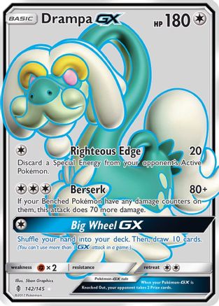 Drampa GX (Full Art) (142) [SM - Guardians Rising] Holofoil - Deck Out Gaming