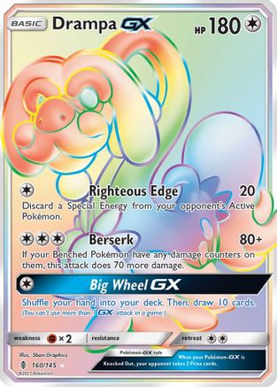 Drampa GX (Secret) (160) [SM - Guardians Rising] Holofoil - Deck Out Gaming