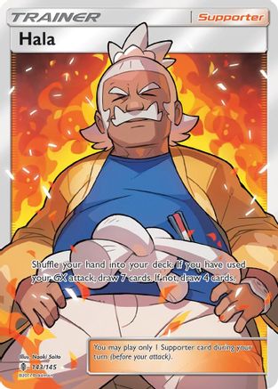 Hala (Full Art) (143) [SM - Guardians Rising] Holofoil - Deck Out Gaming