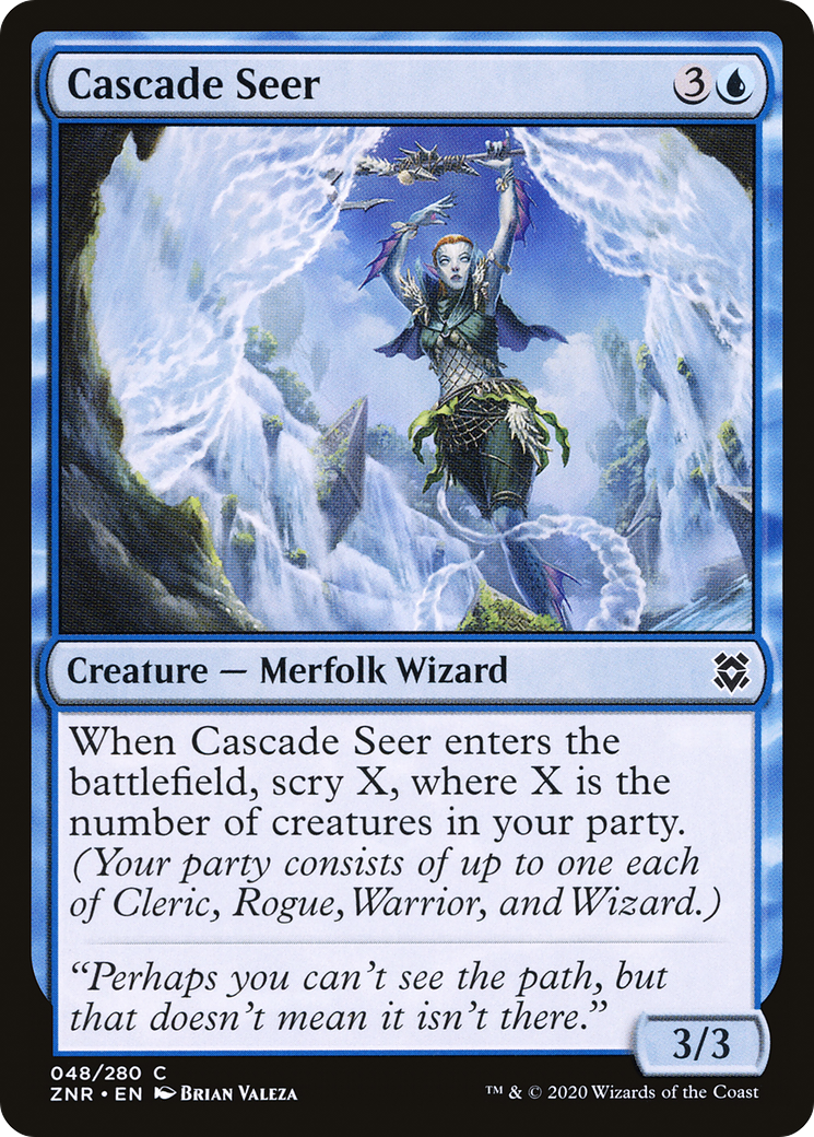 Cascade Seer (48) [Zendikar Rising] - Deck Out Gaming