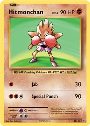 Hitmonchan - 62/108 (XY Evolutions) (62) [Deck Exclusives] - Deck Out Gaming