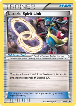 Lucario Spirit Link (XY211) [XY Promos] - Deck Out Gaming