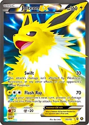 Jolteon EX - 28a/83 (28a) [Alternate Art Promos] Holofoil - Deck Out Gaming