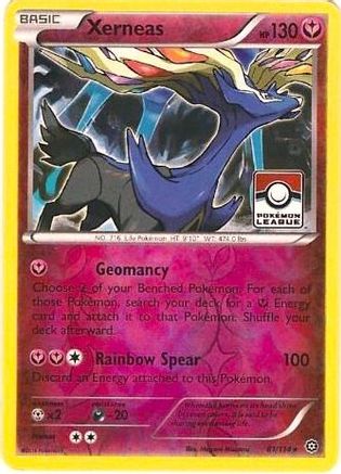 Xerneas - 81/114 (Pokemon League) (81) [League & Championship Cards] Reverse Holofoil - Deck Out Gaming
