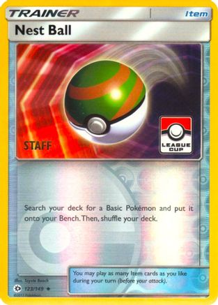Nest Ball - 123/149 (League Cup) [Staff] (123) [League & Championship Cards] Reverse Holofoil - Deck Out Gaming