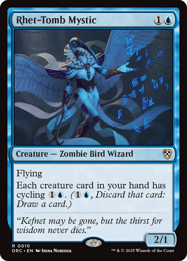 Rhet-Tomb Mystic (10) [Commander: Aetherdrift] - Deck Out Gaming