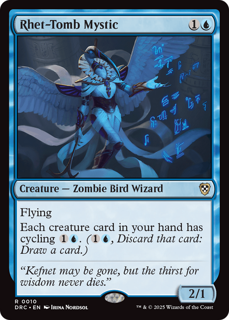 Rhet-Tomb Mystic (10) [Commander: Aetherdrift] - Deck Out Gaming