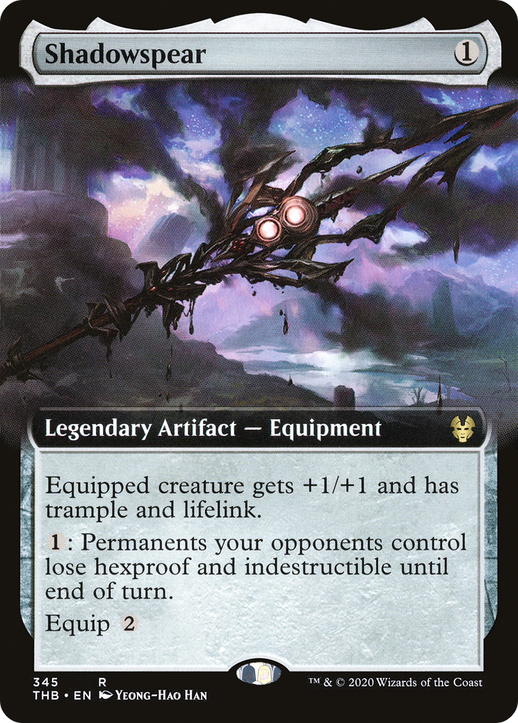 Shadowspear (Extended Art) (345) [Theros Beyond Death] - Deck Out Gaming