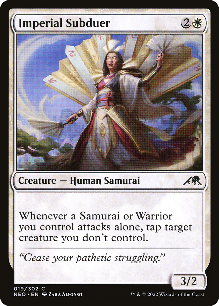 Imperial Subduer (19) [Kamigawa: Neon Dynasty] foil - Deck Out Gaming