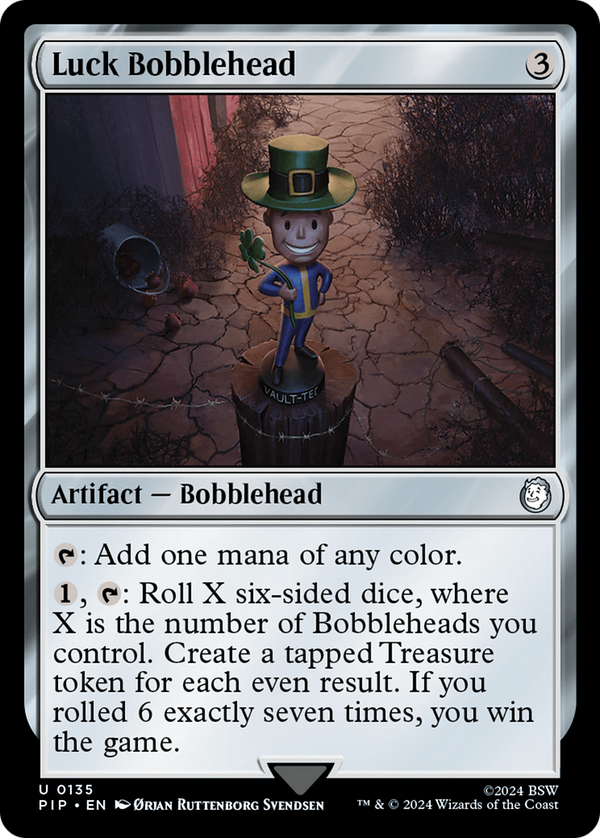 Luck Bobblehead (135) [Fallout] foil - Deck Out Gaming