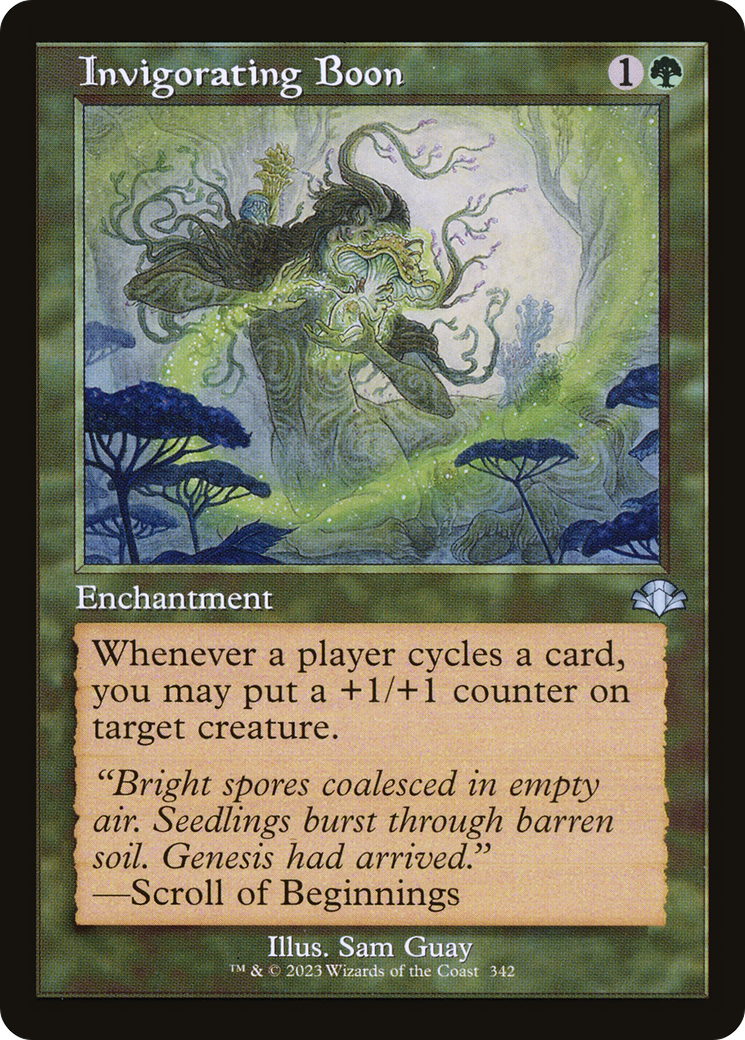 Invigorating Boon (Retro Frame) (342) [Dominaria Remastered] - Deck Out Gaming