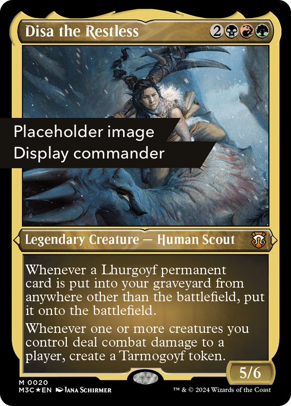 Disa the Restless (Display Commander) (Ripple Foil) - Thick Stock (148) [Modern Horizons 3 Commander] foil - Deck Out Gaming