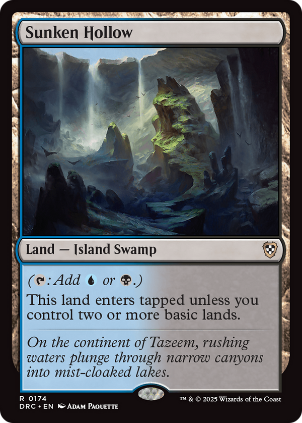 Sunken Hollow (174) [Commander: Aetherdrift] - Deck Out Gaming