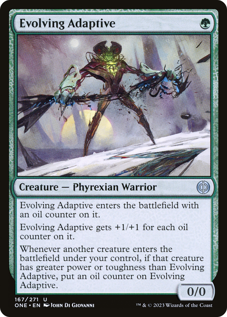 Evolving Adaptive (167) [Phyrexia: All Will Be One] - Deck Out Gaming