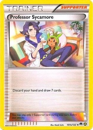 Professor Sycamore - 107a/122 (Holofoil) (107a) [Alternate Art Promos] Holofoil - Deck Out Gaming