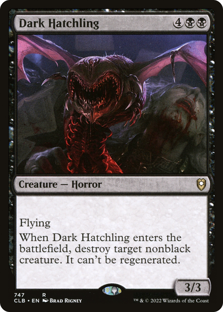 Dark Hatchling (747) [Commander Legends: Battle for Baldur's Gate] - Deck Out Gaming